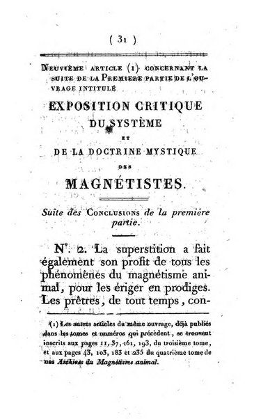 Archives du magnétisme animal