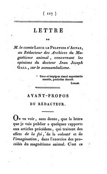 Archives du magnétisme animal