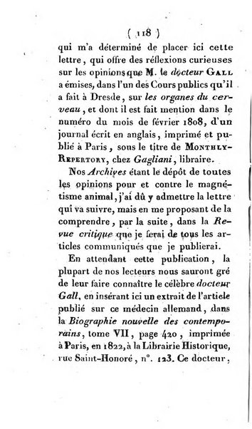 Archives du magnétisme animal