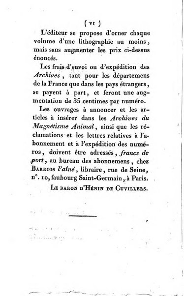 Archives du magnétisme animal