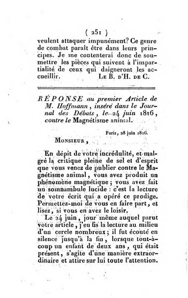 Archives du magnétisme animal