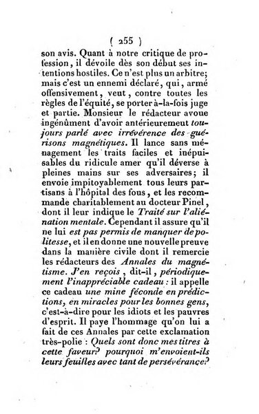 Archives du magnétisme animal