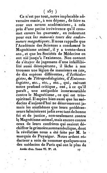 Archives du magnétisme animal