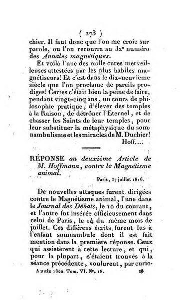 Archives du magnétisme animal