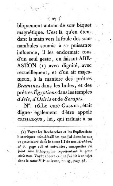 Archives du magnétisme animal