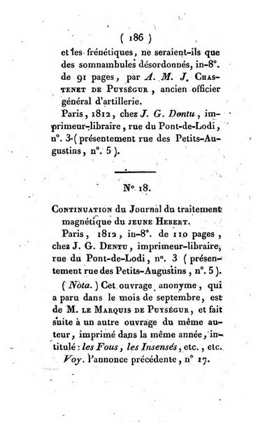 Archives du magnétisme animal