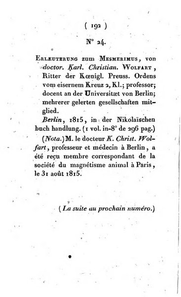 Archives du magnétisme animal