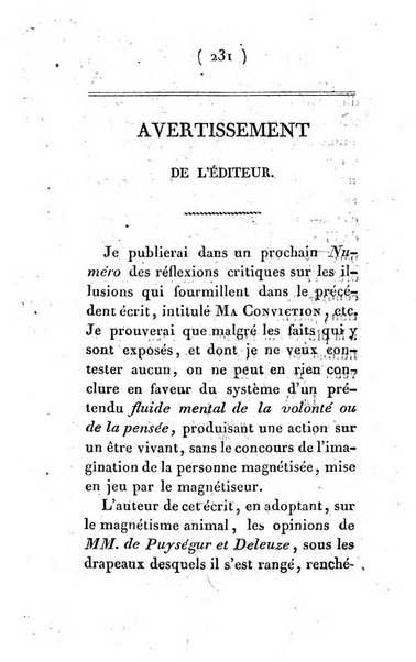 Archives du magnétisme animal