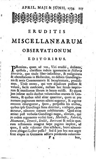 Miscellaneae observationes criticae in auctores veteres et recentiores ab eruditis Britannis..