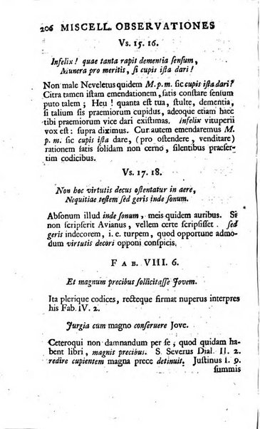 Miscellaneae observationes criticae in auctores veteres et recentiores ab eruditis Britannis..