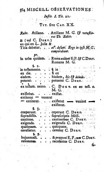 Miscellaneae Observationes Criticae Novae