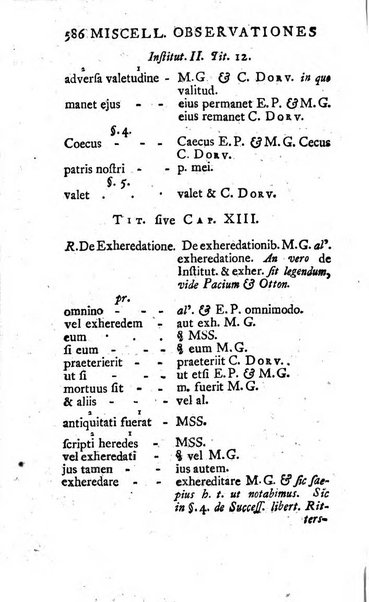 Miscellaneae Observationes Criticae Novae