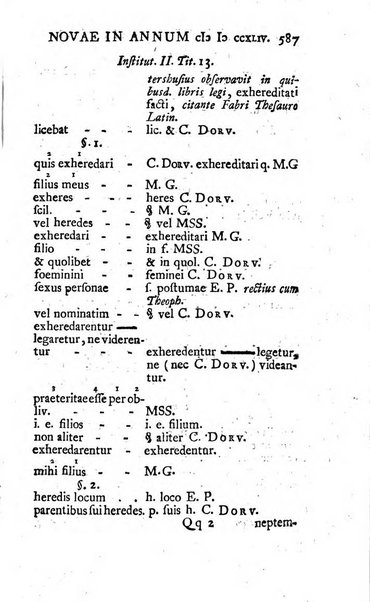 Miscellaneae Observationes Criticae Novae