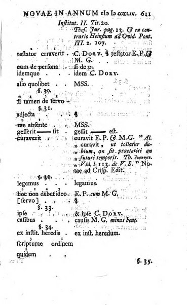 Miscellaneae Observationes Criticae Novae