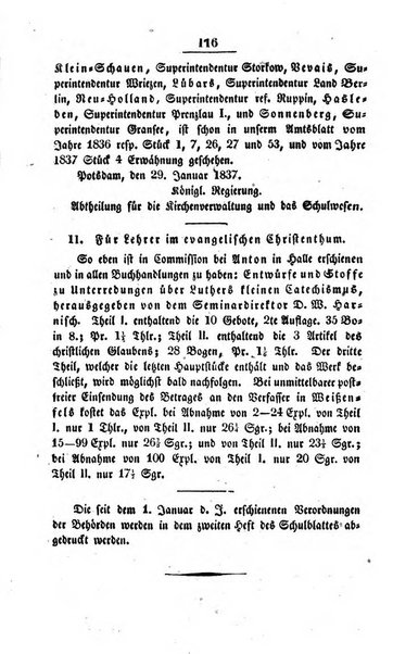 Schulblatt fur die Provinz Brandeburg