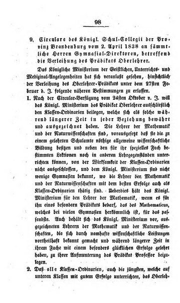 Schulblatt fur die Provinz Brandeburg