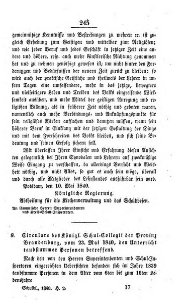 Schulblatt fur die Provinz Brandeburg