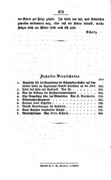 Schulblatt fur die Provinz Brandeburg