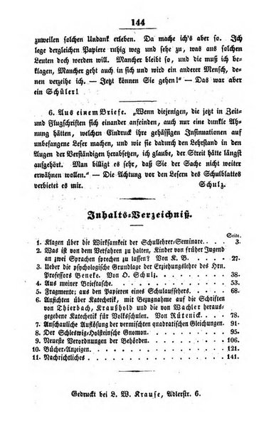 Schulblatt fur die Provinz Brandeburg