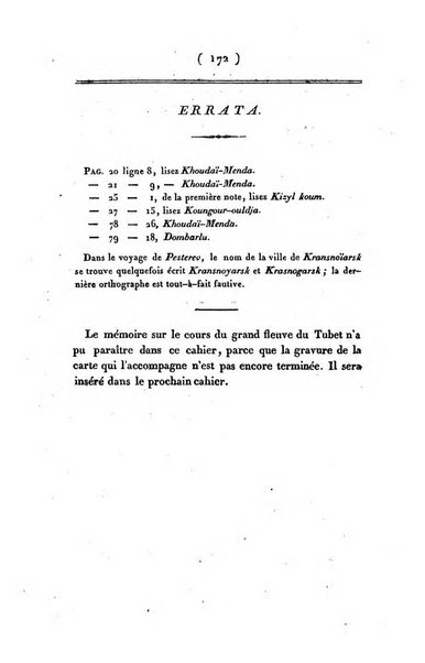 Magasin asiatique, ou Revue géographique et historique de l'Asie centrale et septentrionale