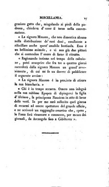 Lo spettatore lombardo, o sia Miscellanea scelta d'articoli di letteratura, di filosofia, di scienze scritti e successivamente pubblicati da Francesco Pezzi in vari giornali dal 1809 al 1821