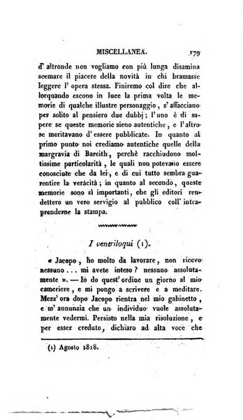 Lo spettatore lombardo, o sia Miscellanea scelta d'articoli di letteratura, di filosofia, di scienze scritti e successivamente pubblicati da Francesco Pezzi in vari giornali dal 1809 al 1821