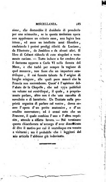 Lo spettatore lombardo, o sia Miscellanea scelta d'articoli di letteratura, di filosofia, di scienze scritti e successivamente pubblicati da Francesco Pezzi in vari giornali dal 1809 al 1821