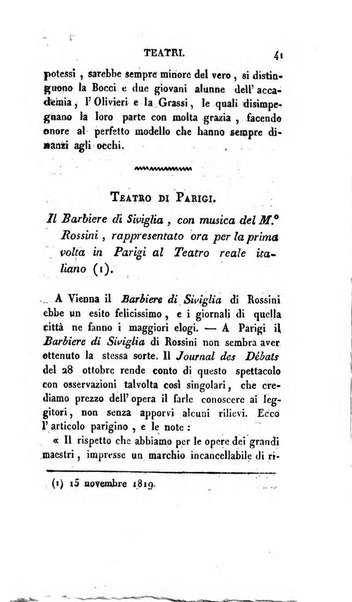 Lo spettatore lombardo, o sia Miscellanea scelta d'articoli di letteratura, di filosofia, di scienze scritti e successivamente pubblicati da Francesco Pezzi in vari giornali dal 1809 al 1821