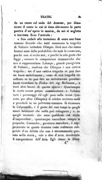 Lo spettatore lombardo, o sia Miscellanea scelta d'articoli di letteratura, di filosofia, di scienze scritti e successivamente pubblicati da Francesco Pezzi in vari giornali dal 1809 al 1821