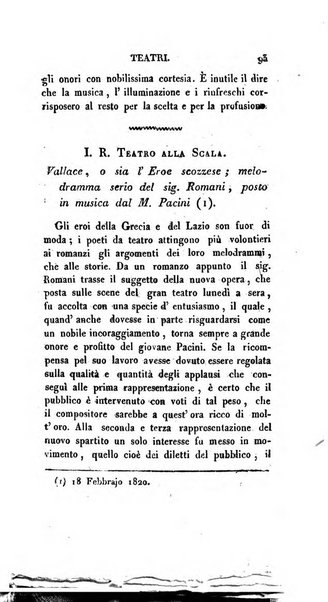 Lo spettatore lombardo, o sia Miscellanea scelta d'articoli di letteratura, di filosofia, di scienze scritti e successivamente pubblicati da Francesco Pezzi in vari giornali dal 1809 al 1821