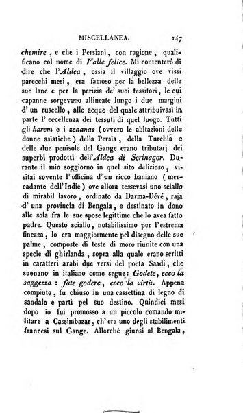 Lo spettatore lombardo, o sia Miscellanea scelta d'articoli di letteratura, di filosofia, di scienze scritti e successivamente pubblicati da Francesco Pezzi in vari giornali dal 1809 al 1821