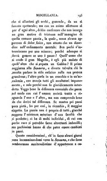 Lo spettatore lombardo, o sia Miscellanea scelta d'articoli di letteratura, di filosofia, di scienze scritti e successivamente pubblicati da Francesco Pezzi in vari giornali dal 1809 al 1821