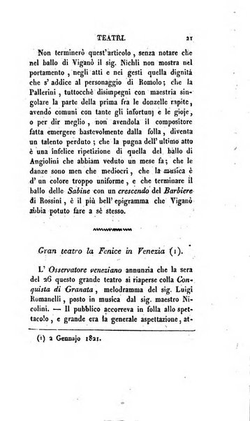 Lo spettatore lombardo, o sia Miscellanea scelta d'articoli di letteratura, di filosofia, di scienze scritti e successivamente pubblicati da Francesco Pezzi in vari giornali dal 1809 al 1821