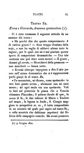 Lo spettatore lombardo, o sia Miscellanea scelta d'articoli di letteratura, di filosofia, di scienze scritti e successivamente pubblicati da Francesco Pezzi in vari giornali dal 1809 al 1821