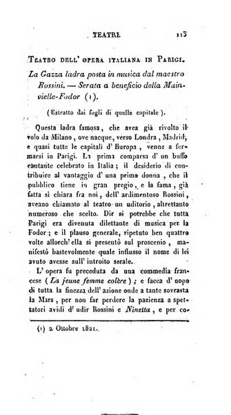 Lo spettatore lombardo, o sia Miscellanea scelta d'articoli di letteratura, di filosofia, di scienze scritti e successivamente pubblicati da Francesco Pezzi in vari giornali dal 1809 al 1821