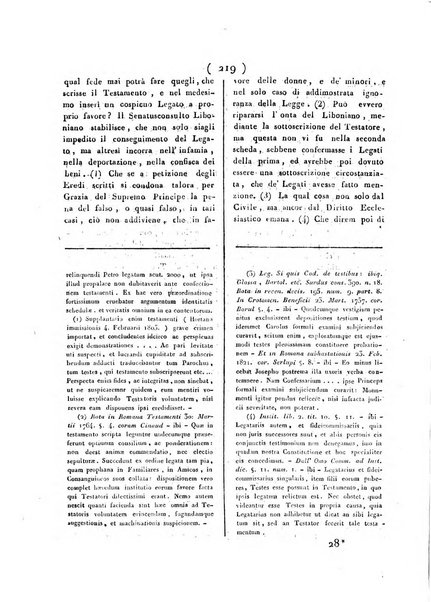 Giornale del Foro o Raccolta delle decisioni e massime più importanti dei supremi tribunali di Roma dal 1825 al 1828