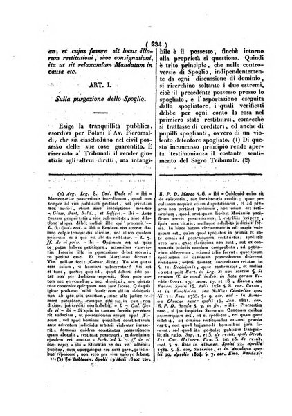 Giornale del Foro o Raccolta delle decisioni e massime più importanti dei supremi tribunali di Roma dal 1825 al 1828