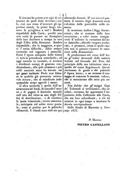 Giornale del foro ove si raccolgono le decisioni e le massime più importanti..