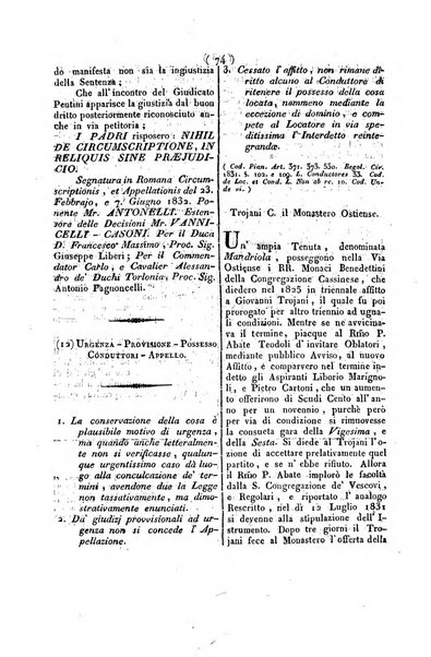 Giornale del foro ove si raccolgono le decisioni e le massime più importanti..