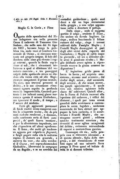 Giornale del foro ove si raccolgono le decisioni e le massime più importanti..