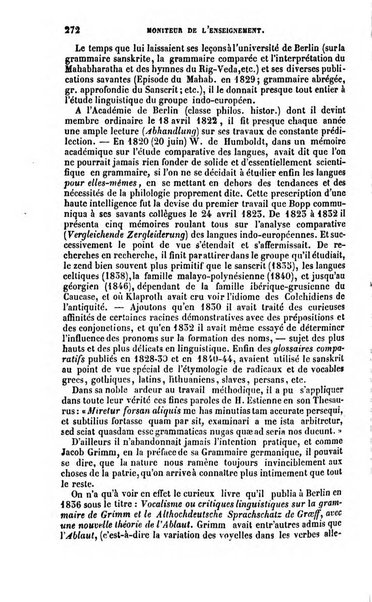 Moniteur de l'enseignement de la littérature et des sciences en Belgique