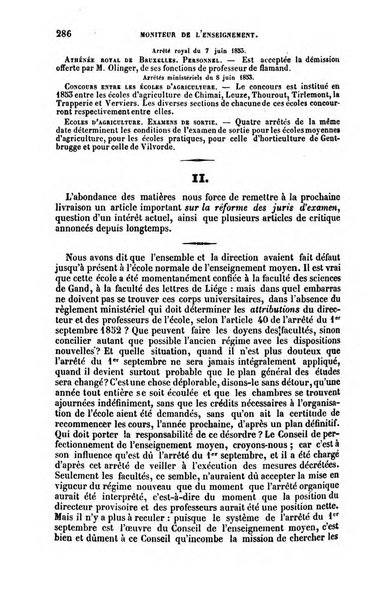 Moniteur de l'enseignement de la littérature et des sciences en Belgique