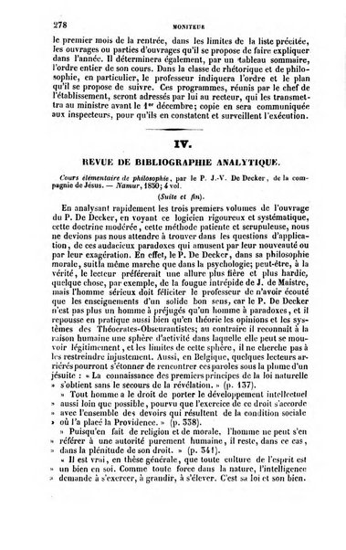 Moniteur de l'enseignement de la littérature et des sciences en Belgique