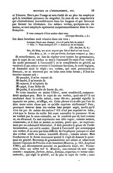 Moniteur de l'enseignement de la littérature et des sciences en Belgique