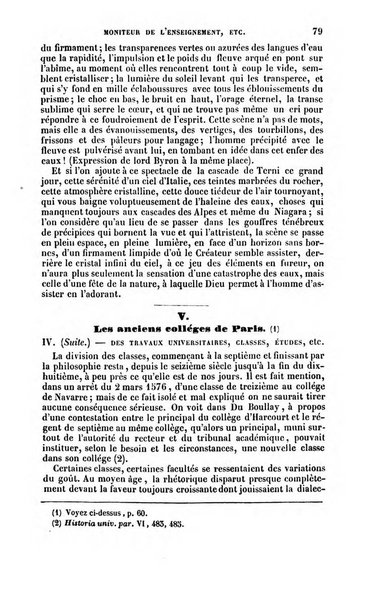 Moniteur de l'enseignement de la littérature et des sciences en Belgique