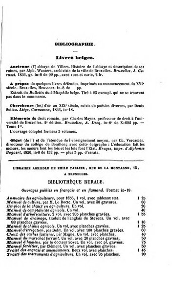 Moniteur de l'enseignement de la littérature et des sciences en Belgique