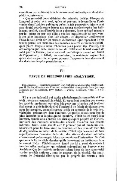 Moniteur de l'enseignement de la littérature et des sciences en Belgique