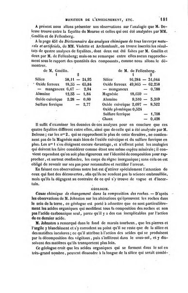 Moniteur de l'enseignement de la littérature et des sciences en Belgique