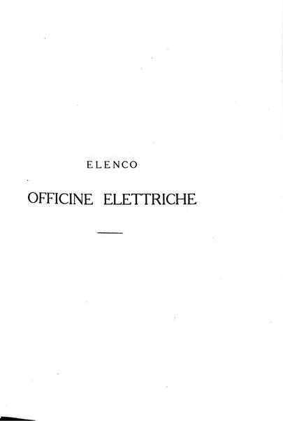 Indicatore tecnico commerciale delle Officine gas - elettricità - telefoni d'Italia