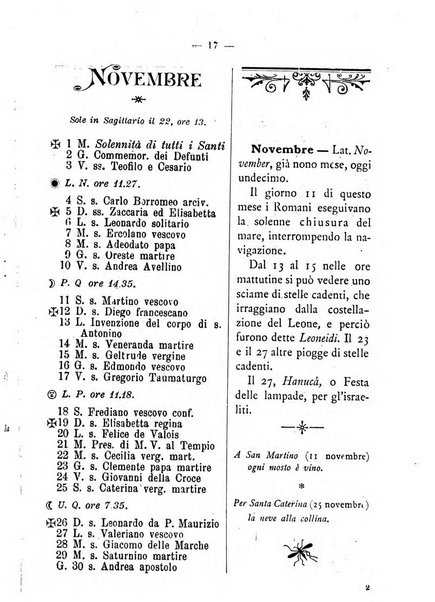 Almanacco del giornale di agricoltura L'Italia agricola